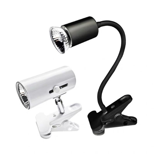 ZY-UAB Turtle Backlight UVA Heated Climbing Pet Backlight, EU Plug With Bulb( White Short Light Stand) - Reptile Supplies by buy2fix | Online Shopping UK | buy2fix