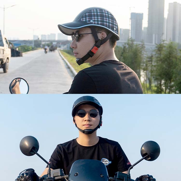 BSDDP A0322 Summer Half Helmet Lightweight Safety Helmet(Red) - Protective Helmet & Masks by BSDDP | Online Shopping UK | buy2fix