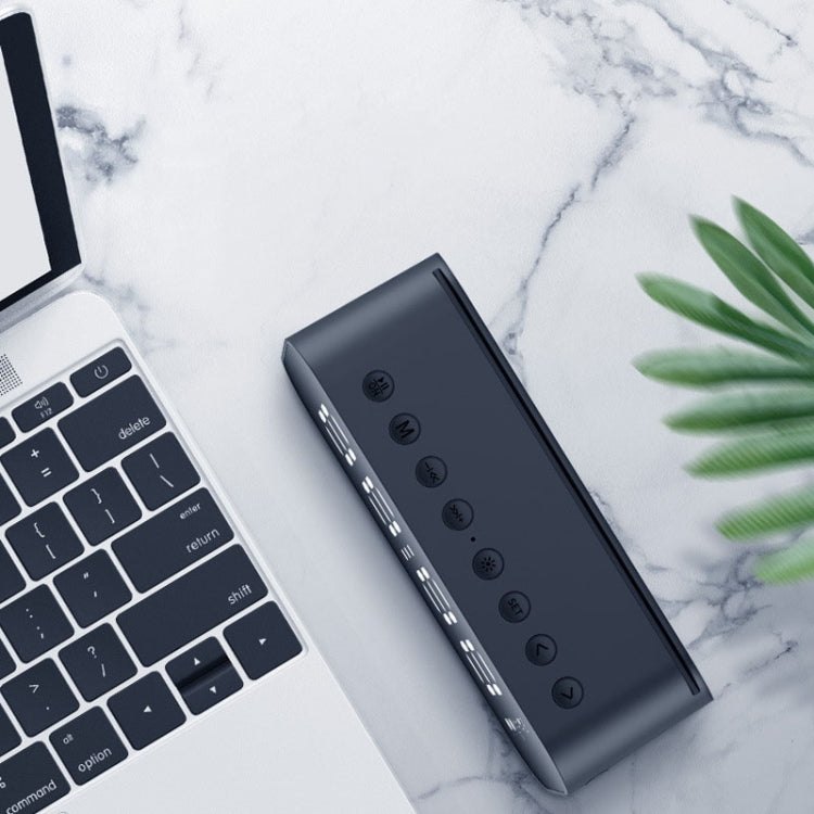 Havit M3 Subwoofer Mini Mirror Clock Bluetooth Speaker, Spsc: 1200mAh (White) - Desktop Speaker by Havit | Online Shopping UK | buy2fix