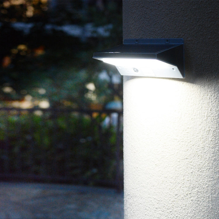 Outdoor Solar Body Sensing LED Lighting Wall Light(White Light) by buy2fix