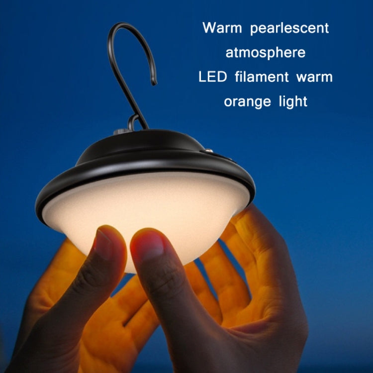 Outdoor Portable Hanging USB Charging Camping Light(Beige) by buy2fix