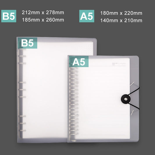 Transparent Matte PP Soft Shell Cover Hand Accountive Page, Style: A5 Horizontal Core by buy2fix