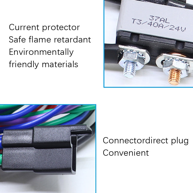 7014G Marine Harness Insertion Plate Tilt Flattening Device Harness Suitable For CMC / TH, Rated voltage: 24V by buy2fix