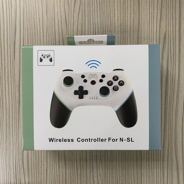 Vibration 6-axis Somatosensory Wireless Bluetooth Gamepad For Switch(Green Blue) by buy2fix