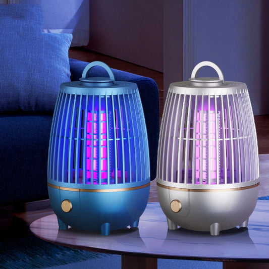 LED Mosquito Killer Lamp Home Photocatalyst USB Mushroom Mosquito Killer(Blue) by buy2fix