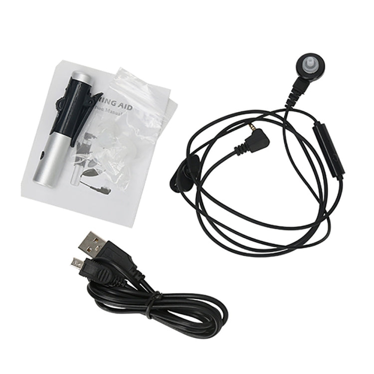 A-60 USB Rechargeable Hearing Aids Adjustable Tone Sound Voice Amplifier by buy2fix