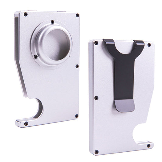 Tracker Card Holder Anti Loss RFID Wallet Card Holder for AirTag(Silver) - Wallet Series by buy2fix | Online Shopping UK | buy2fix