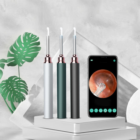 TES02 WIFI High-definition Intelligent Visual Ear Scoop(Ink Green) by buy2fix