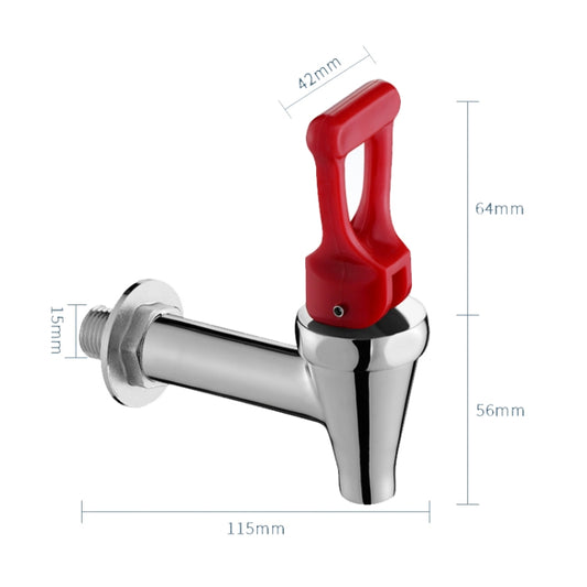 Insulation Bucket Faucet Accessories Milk Tea Water Mouth, Style: Pressing Switch 3 Points by buy2fix