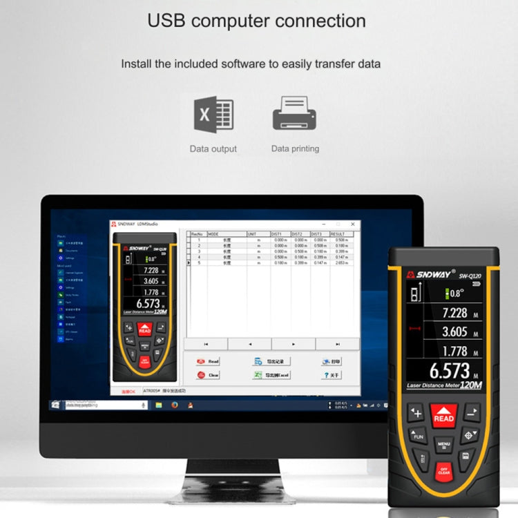 SNDWAY Outdoor Camera Laser Rangefinder, Style: Photography + Dual Power + Bluetooth by SNDWAY