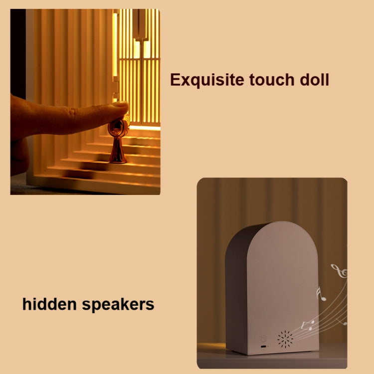 C3 Night Light Bluetooth Speaker USB Charging Sleeping Light, Specification: Bluetooth(White) by buy2fix