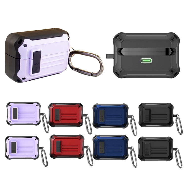 2pcs Bluetooth Earphone Storage Dust Cover For Sony WF-1000XM4(Purple) by buy2fix