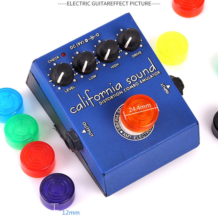 10 PCS JT1808 Electric Guitar Tuner Pedal Cap(Purple) - Guitar Tuner Accessories by buy2fix | Online Shopping UK | buy2fix