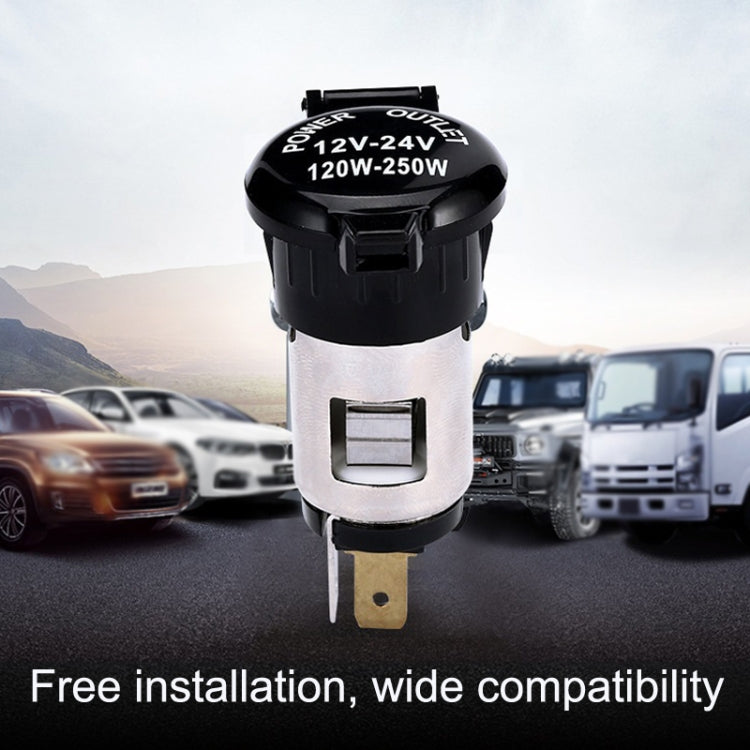Car Modified Cigarette Lighter Car Charging Power Socket No Cigarette Type (with 15cm Line) by buy2fix