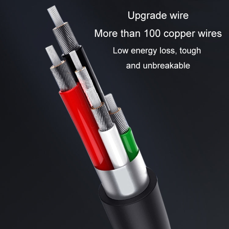 USB Car Charge 12V To 5V Navigation Instrument Reduction Line(Mini Right Bend) by buy2fix