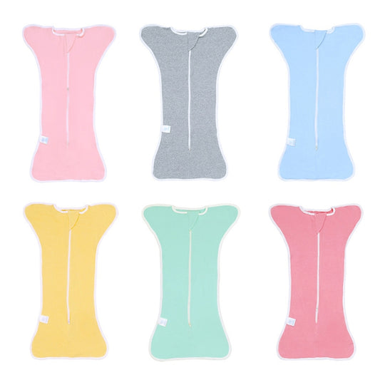 Insular Baby Cotton Quilt Newborn Swaddle Sleeping Bag Blanket, Size: 60cm For 0-3 Months(Purple) by Insular