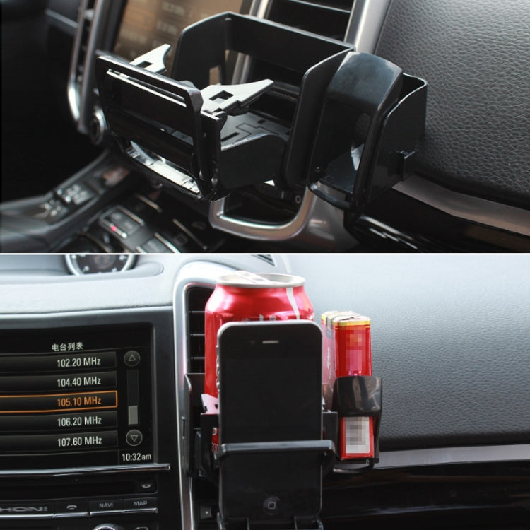 2 PCS SD-1012 Car Multifunctional Drink Holder Garbage Box(Blue) by buy2fix