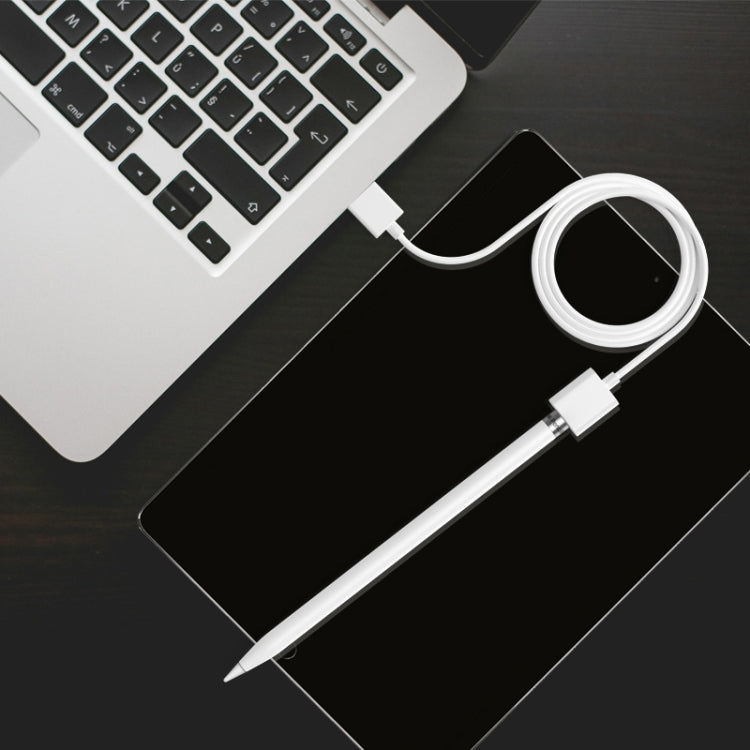 1m Stylus Charging Cable For Apple Pencil 1(White) by buy2fix