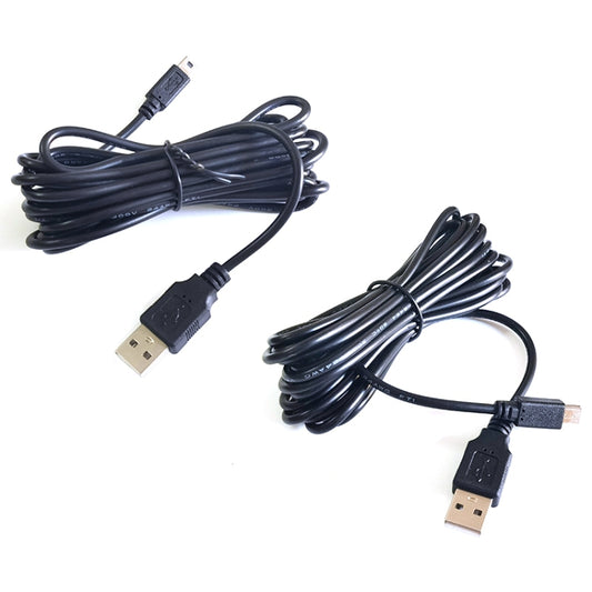 Driving Recorder Power Cord USB Car Charger Antihypertensive Line, Style: 3.5m+2A(Mini Straight Head) by buy2fix