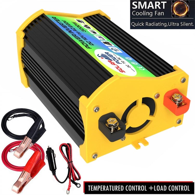 Saga Generation 1 Home Solar Generator Inverter+30A Controller+18W 12V Solar Panel, Specification: Black 12V To 220V - Modified Square Wave by buy2fix | Online Shopping UK | buy2fix