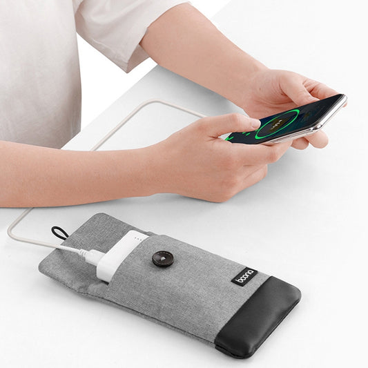 Baona Waterproof Data Cable Protective Bag, Spec: Large (Gray) by Baona