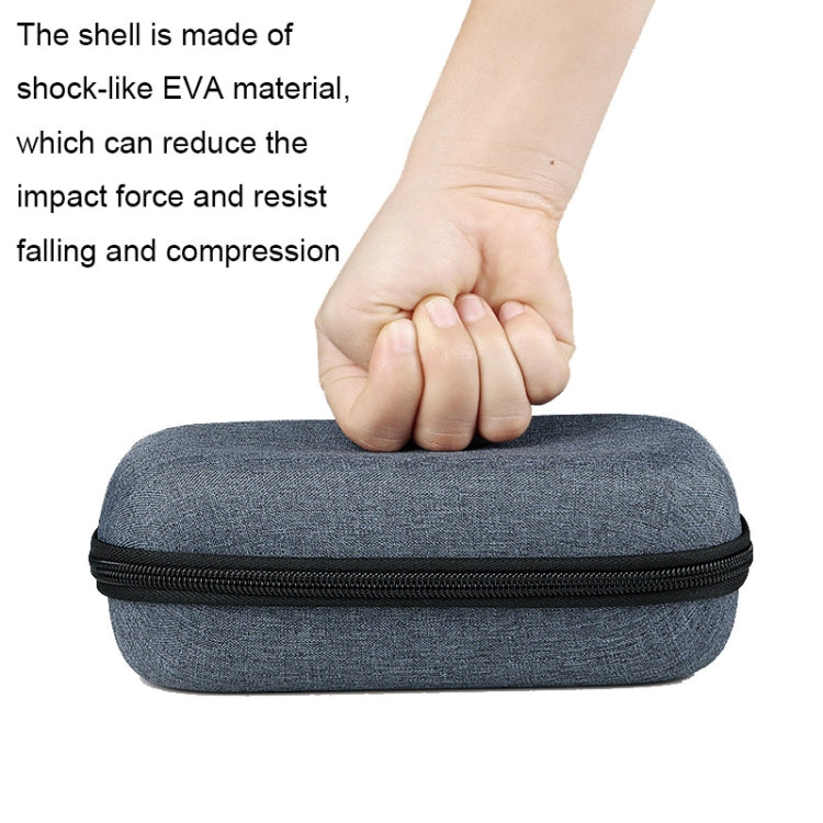 YK02SJ Headphone Hard Disk Shockproof Storage Box(Navy Blue) by buy2fix