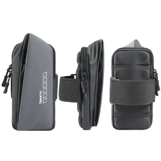 x3026 Running Waterproof Mobile Phone Arm Bag Outdoor Cycling Mobile Phone Bag(Grey) - 5.5~6.5 inch by buy2fix | Online Shopping UK | buy2fix