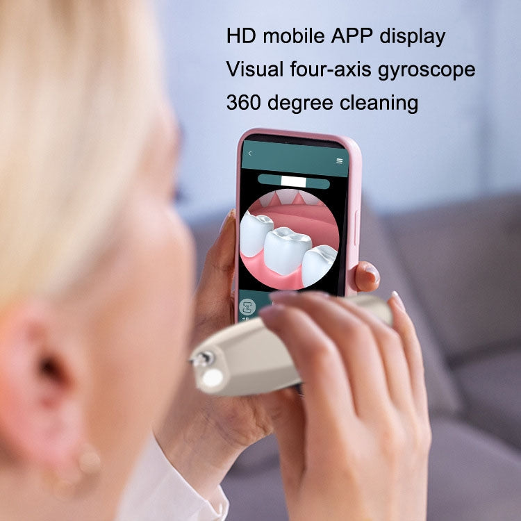 Tartar and Calculus Remover Oral Cleaning Ultrasonic Scaler Electric Visual Scaler(Green) by buy2fix