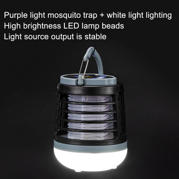 Outdoor USB Charging Lighting Mosquito Capture(W882 Green) by null