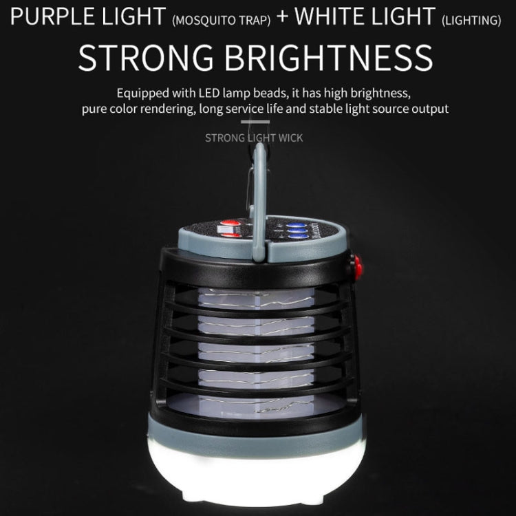 Bluetooth Audio USB Charging Lighting Mosquito Trap(W881 Brown) by null