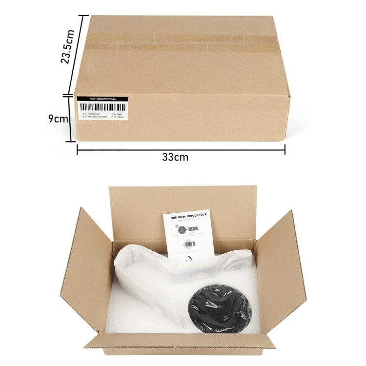 For Dyson Supersonic Hair Dryer Stand Holder With Cable Storage Function(Rose Red) by buy2fix