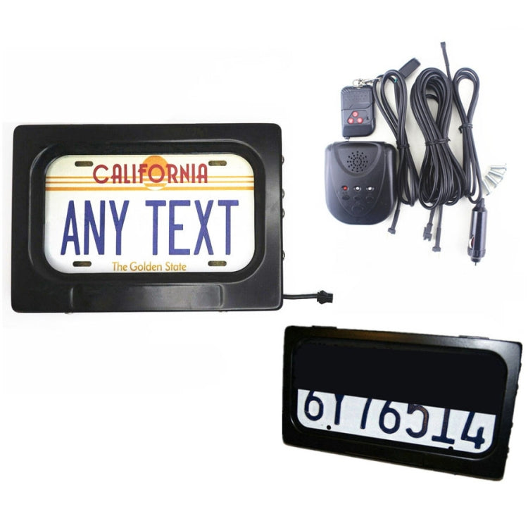 US Motorcycle License Plate Cover Frame Roller Blind License Plate Bracket by buy2fix