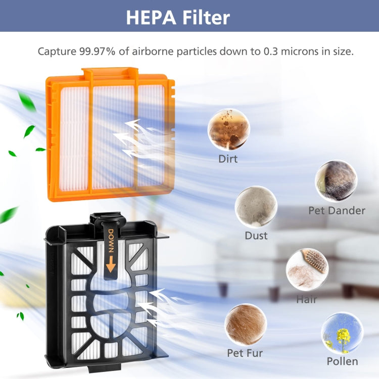 For Shark AI AV2501AE / AV2502AE Robot Vacuum Accessories Filter Cotton by buy2fix