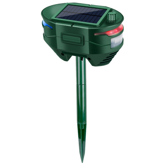 RC-544 Outdoor Solar Ultrasonic Infrared Sensor Animal Repeller(Dark Green) by buy2fix
