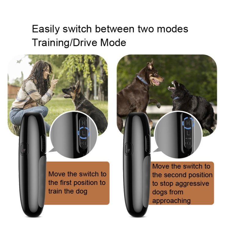 UB100 Ultrasonic Trainer Barking Device Handheld Portable Driving Artifact(Silver) by buy2fix