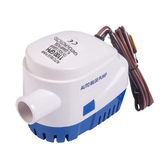 1100GPH-12V Blue Automatic Bilge Pump Submersible Water Electric Pump For Yacht Marine Boat by buy2fix