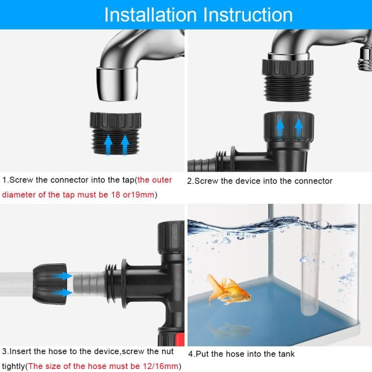 GYHS-03 Fish Tank Water Replacement Water Pumping Machine Faucet Type Water Changer - Cleaning Tools by buy2fix | Online Shopping UK | buy2fix