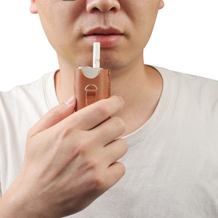 Electronic Cigarette Leather Protective Case For IQO ILUMA ONE, Style: Lychee Pattern (Gray) by buy2fix