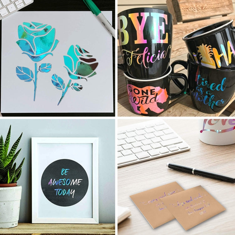 Candy -Colored Pharomsurium Self -Adhesive PVC Vinyl Craft Sign Making, Size: 30 x 100cm(Green) by buy2fix