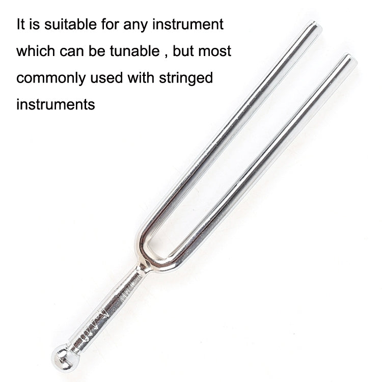 2 PCS Resonant Standard Teaching Sound Fork Stainless Steel Violin Instrument Music Sound Fork(Silver) - Other Accessories by buy2fix | Online Shopping UK | buy2fix