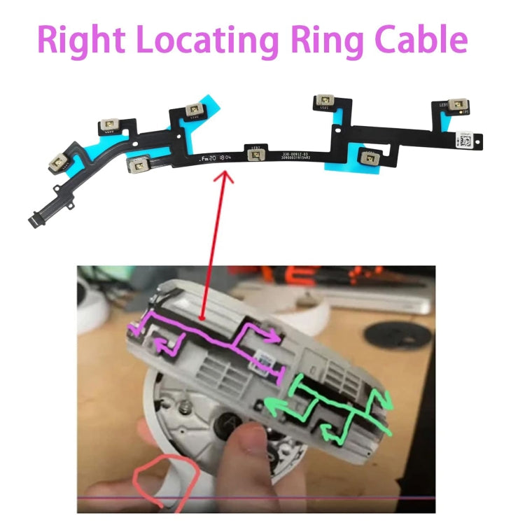 For Meta Quest 2 Locating Ring Flex Cable Right Set by buy2fix