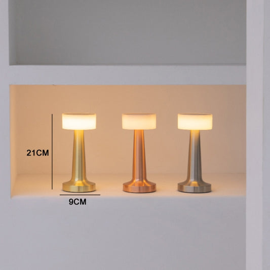 Touch Wireless Charging Desk Lamp Atmosphere Night Lamp(Golden) by buy2fix