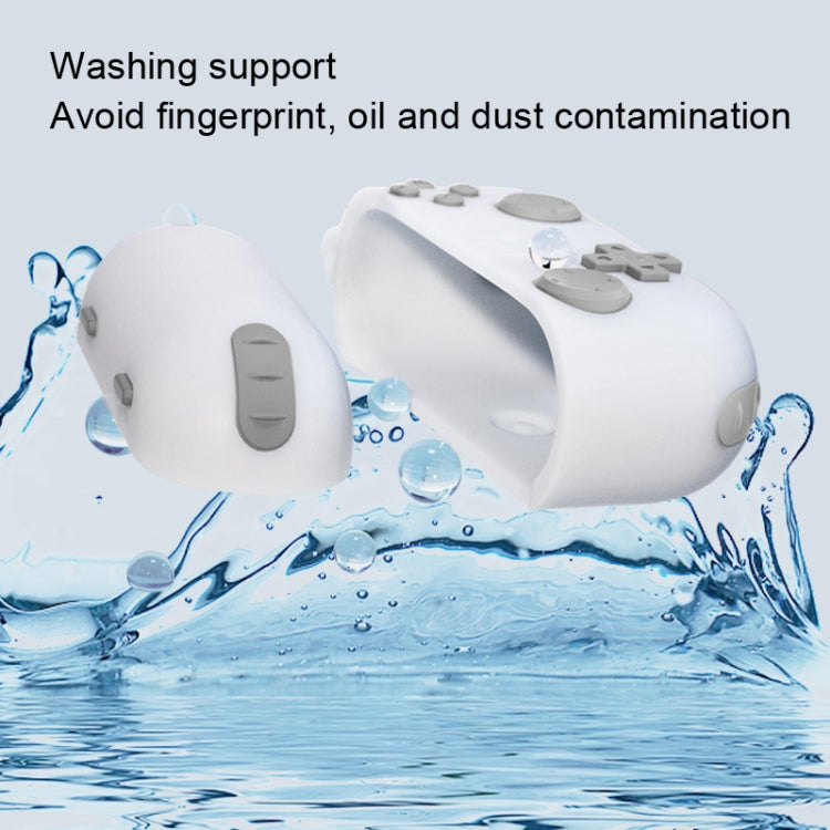 For Airpods 3 Soft Shell Drop-proof Silicone Headphone Cover With Hook(White) by buy2fix