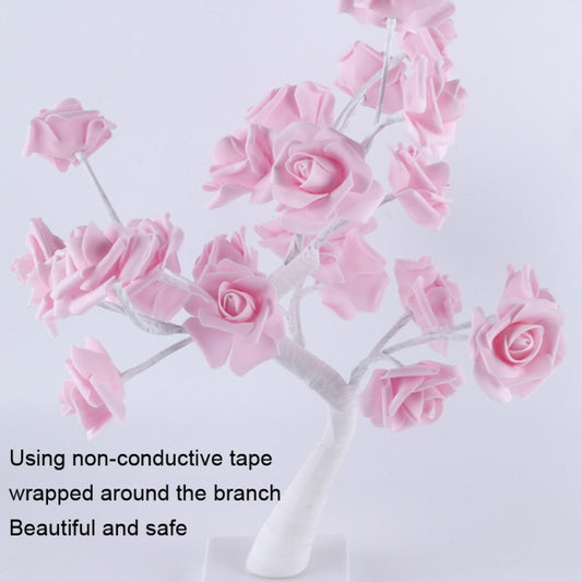 SJ-SD042 Rose Tree LED Christmas Party Decoration Light, Style: Non-detachable Base(Warm White) by buy2fix
