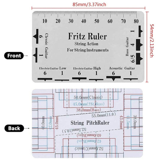 5PCS Guitar String High Ruler Guitar Repair Measuring Ruler Tools by buy2fix