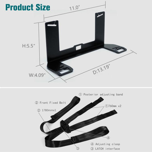 Extended Universal ISOFIX Children Seat Interface(ZL-2049) - Seat Accessories by buy2fix | Online Shopping UK | buy2fix