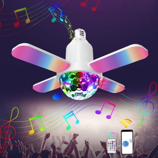 LY-002 24W Mini Bluetooth RGB Light Effect Foldable Music Light(Magic Light) by buy2fix
