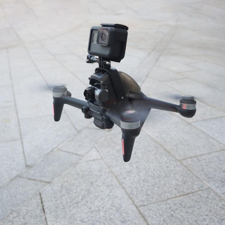 For DJI FPV Top Expansion Adapter Bracket Sports Camera Bracket by CQT