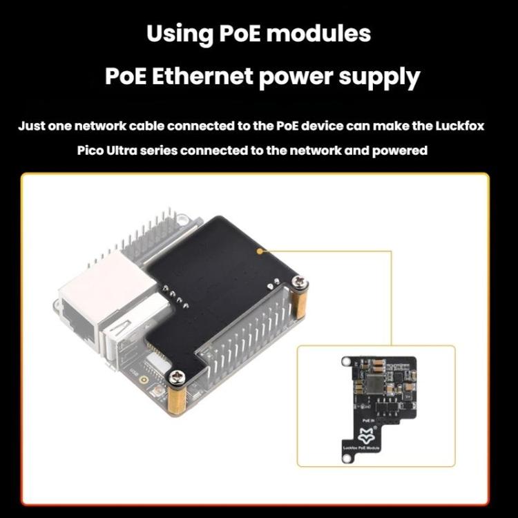Luckfox Pico Ultra BW RV1106G2 0.5TOPS Micro Linux Development Board Integrated Processor With Wi-Fi/With PoE, Specification: Without Screen - Arduino Nucleo Accessories by Luckfox | Online Shopping UK | buy2fix