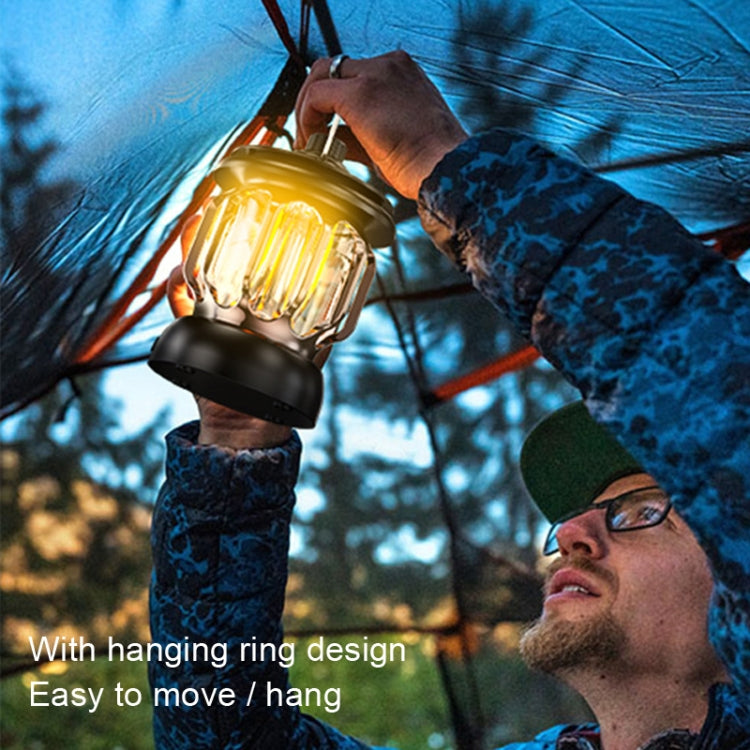 LH-B46 LED Retro Tent Light Convenient USB Charging Camping Light(Green) by buy2fix